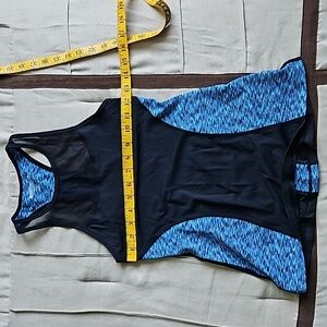 Express Core workout tank racerback XS Blue
